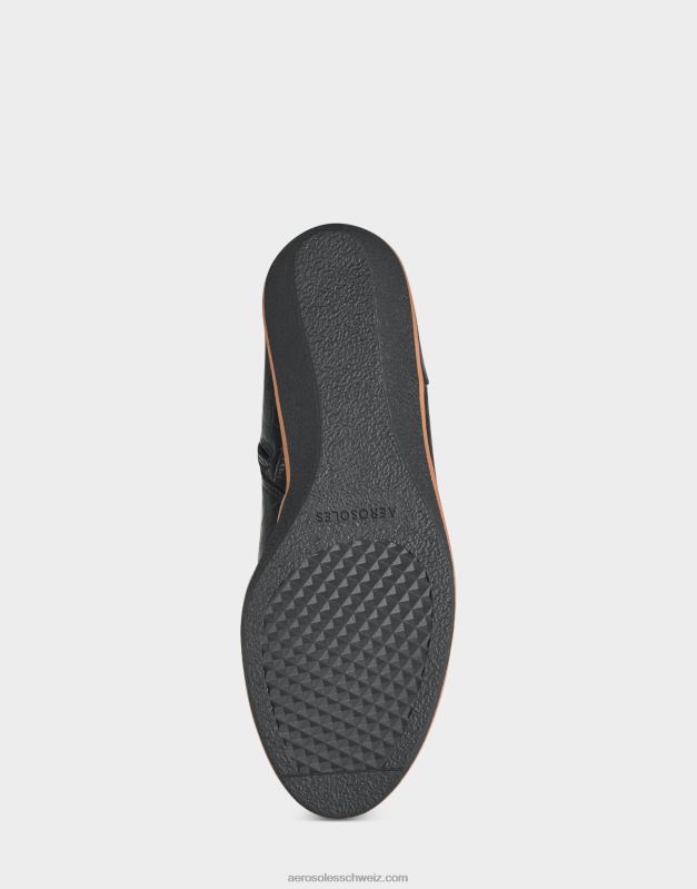 CH Aerosoles Frauen Hoher Stiefel mit schwarzem KrokomusterR0V8T118