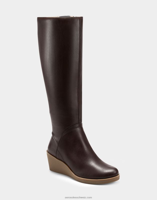 CH Aerosoles Frauen hoher Stiefel braunR0V8T134