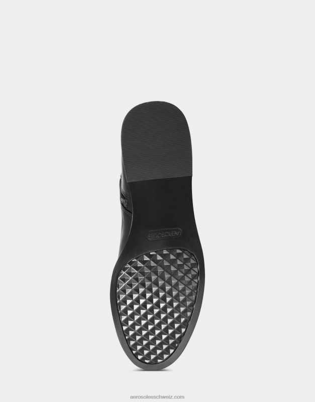 CH Aerosoles Frauen hoher Stiefel schwarz gestepptR0V8T126