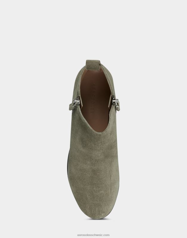 CH Aerosoles Frauen Stiefeletten aus beigem WildlederR0V8T72