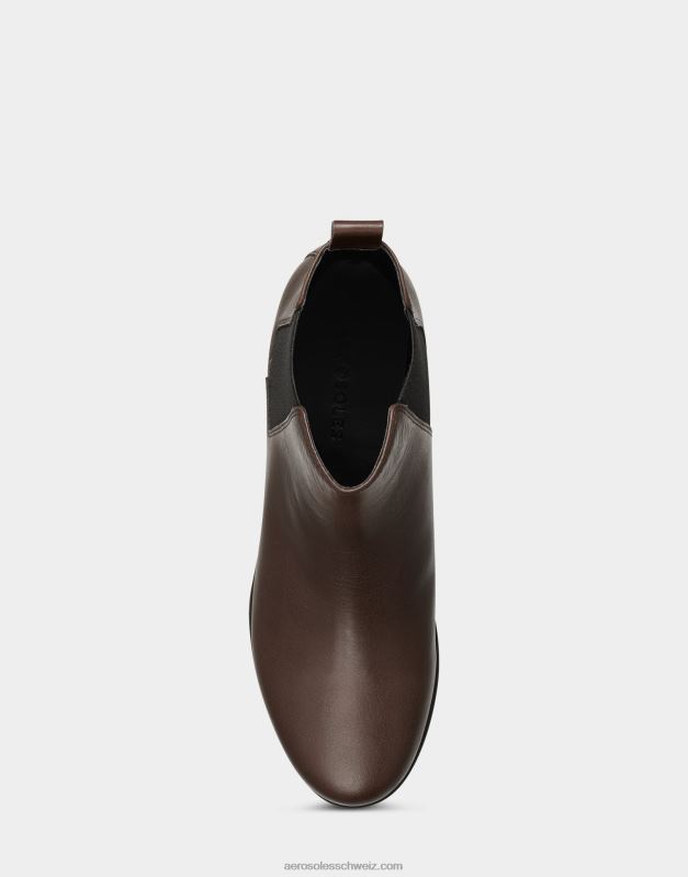 CH Aerosoles Frauen Stiefeletten aus braunem LederR0V8T81