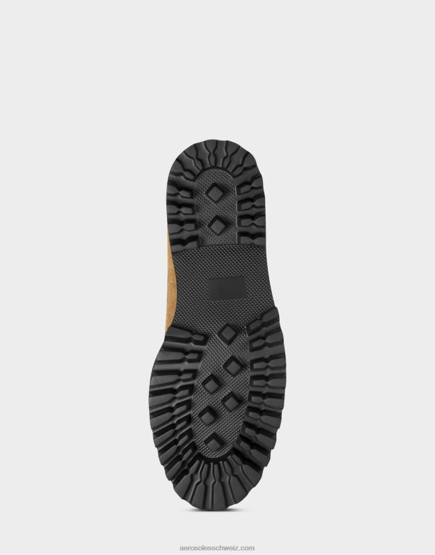 CH Aerosoles Frauen Stiefeletten aus braunem WildlederR0V8T17