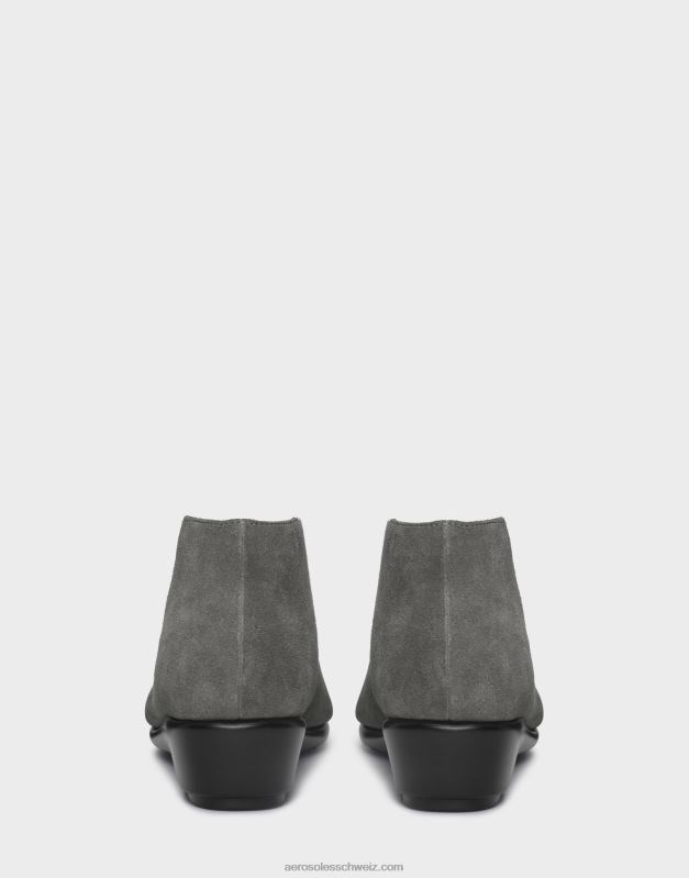 CH Aerosoles Frauen Stiefeletten aus dunkelgrauem WildlederR0V8T111