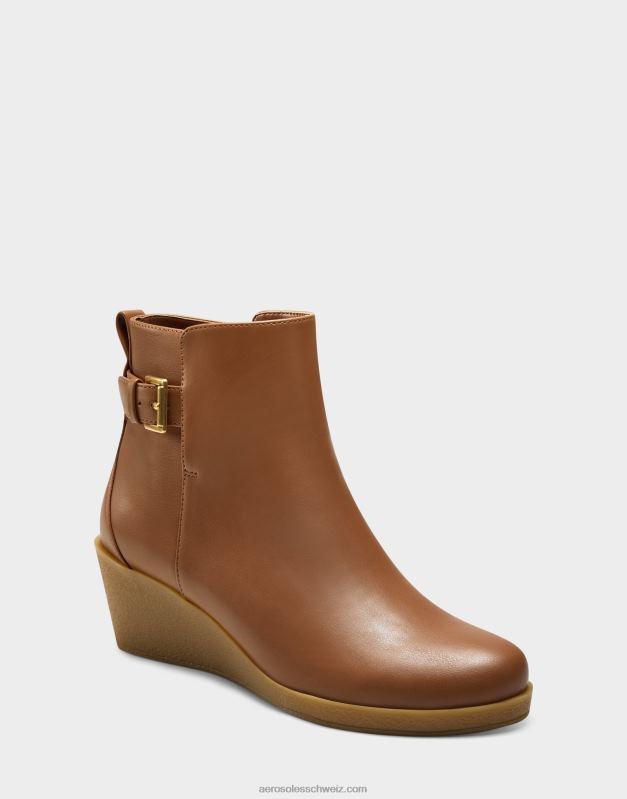 CH Aerosoles Frauen Stiefeletten aus hellbraunem KunstlederR0V8T63