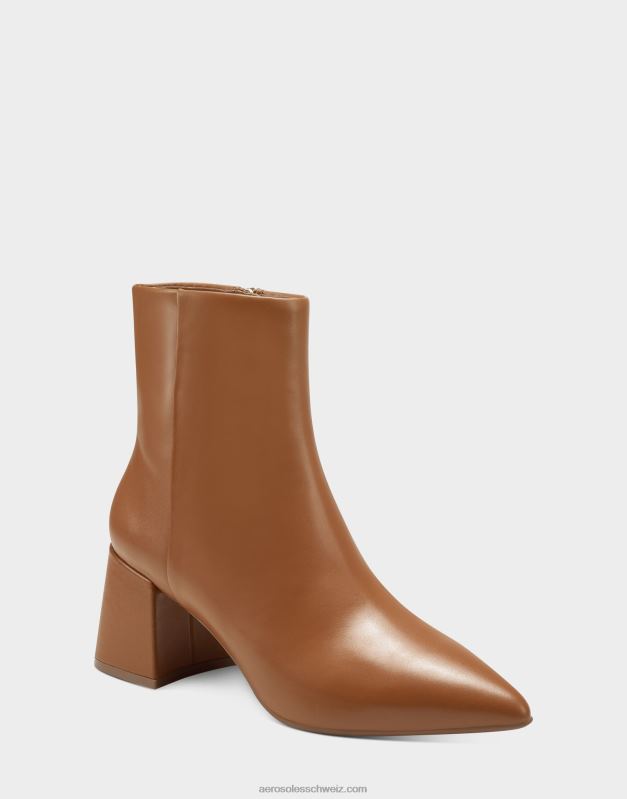 CH Aerosoles Frauen Stiefeletten aus hellbraunem LederR0V8T49