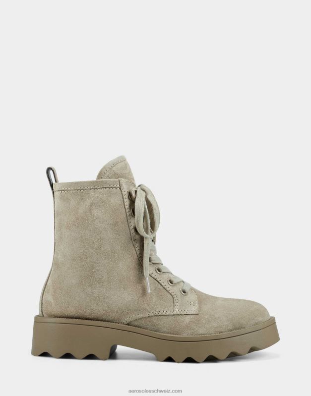 CH Aerosoles Frauen Stiefeletten aus hellbraunem WildlederR0V8T43