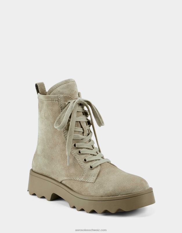 CH Aerosoles Frauen Stiefeletten aus hellbraunem WildlederR0V8T43