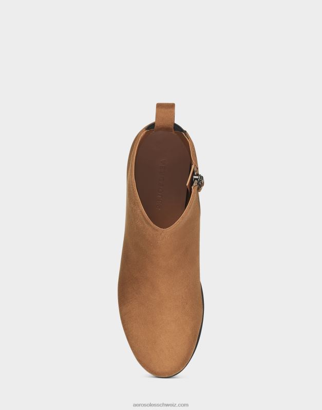 CH Aerosoles Frauen Stiefeletten aus hellbraunem WildlederimitatR0V8T60