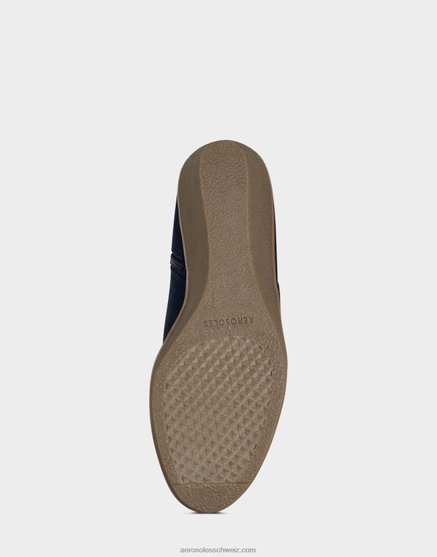 CH Aerosoles Frauen Stiefeletten aus marineblauem WildlederimitatR0V8T58