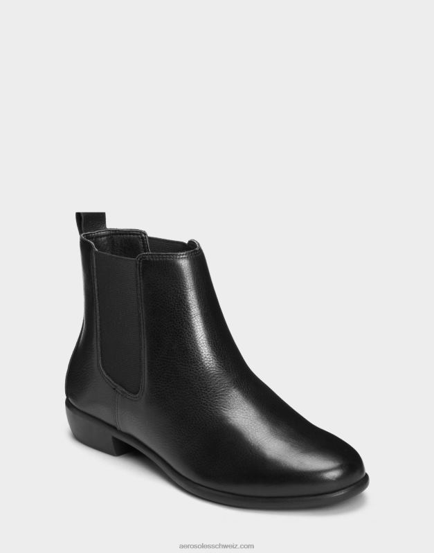 CH Aerosoles Frauen Stiefeletten aus schwarzem LederR0V8T106