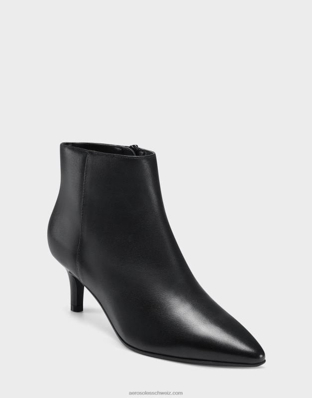 CH Aerosoles Frauen Stiefeletten aus schwarzem LederR0V8T108