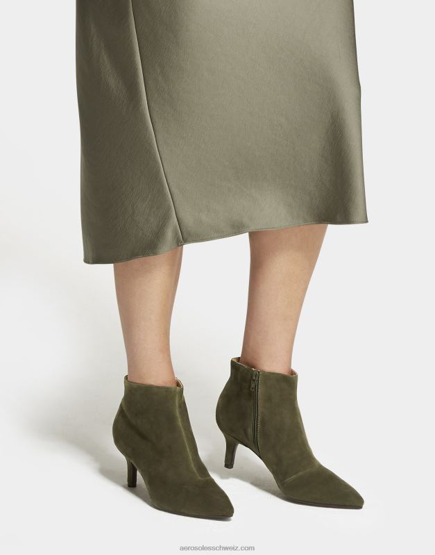 CH Aerosoles Frauen Stiefeletten aus schwarzem LederR0V8T108