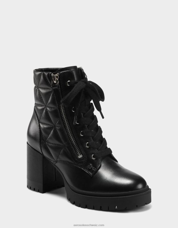 CH Aerosoles Frauen Stiefeletten aus schwarzem LederR0V8T37