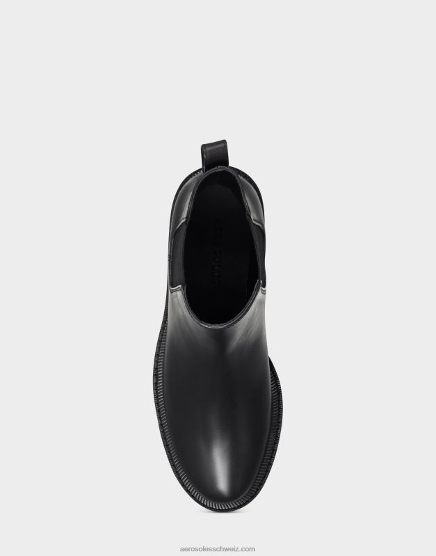 CH Aerosoles Frauen Stiefeletten aus schwarzem LederR0V8T38