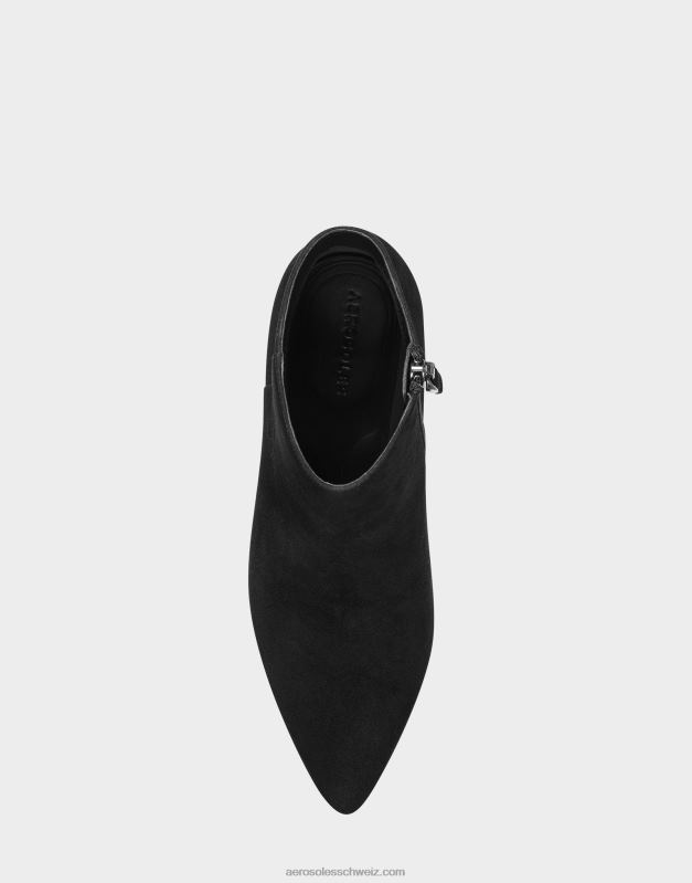 CH Aerosoles Frauen Stiefeletten aus schwarzem WildlederR0V8T107