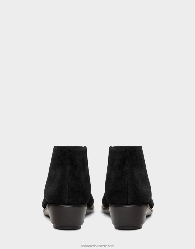 CH Aerosoles Frauen Stiefeletten aus schwarzem WildlederR0V8T113