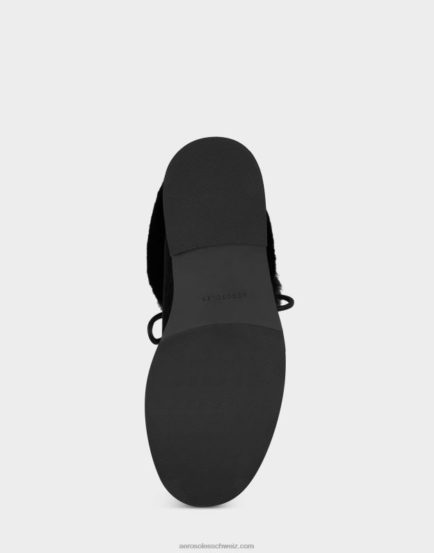 CH Aerosoles Frauen Stiefeletten aus schwarzem WildlederR0V8T94