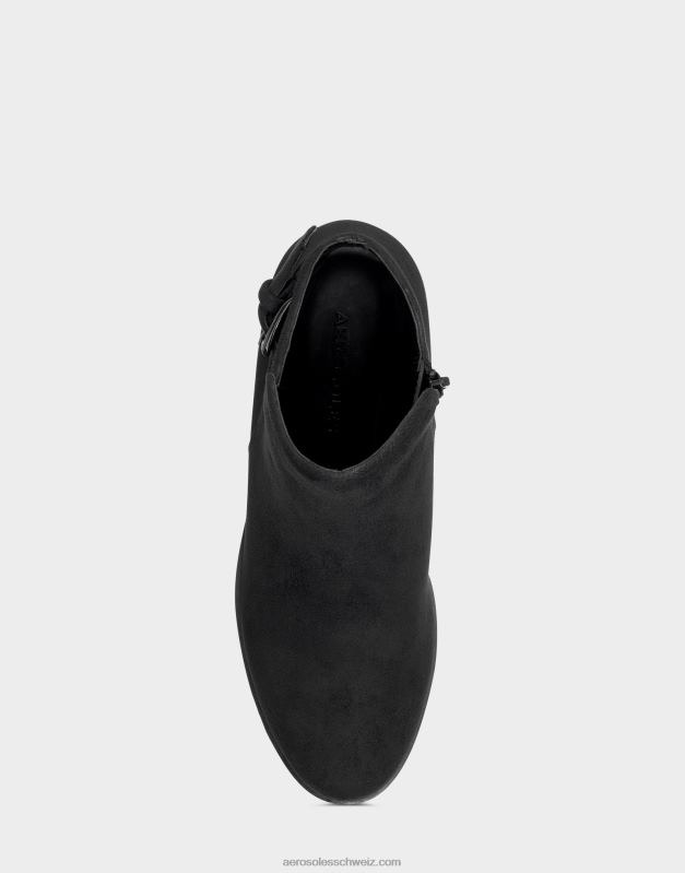 CH Aerosoles Frauen Stiefeletten aus schwarzem WildlederimitatR0V8T59