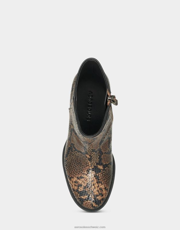 CH Aerosoles Frauen Stiefeletten braune SchlangeR0V8T1