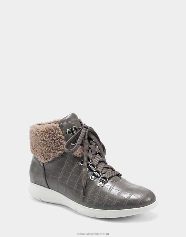 CH Aerosoles Frauen Stiefeletten grau KrokoR0V8T89