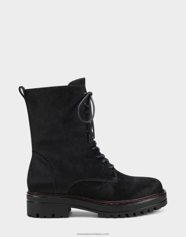 CH Aerosoles Frauen Stiefeletten schwarzes PonyR0V8T42